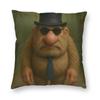 Brri Brri Bicus Dicus Bombicus Italian Brainrot Meme Pillowcase Soft Cushion Cover Decorative Pillow Case Cover Home Zipper