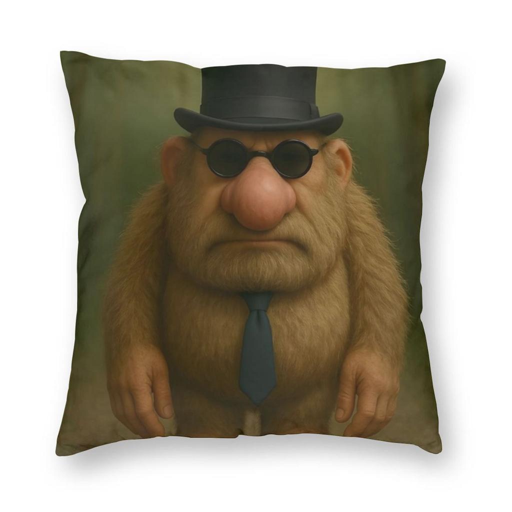 Brri Brri Bicus Dicus Bombicus Italian Brainrot Meme Pillowcase Soft Cushion Cover Decorative Pillow Case Cover Home Zipper