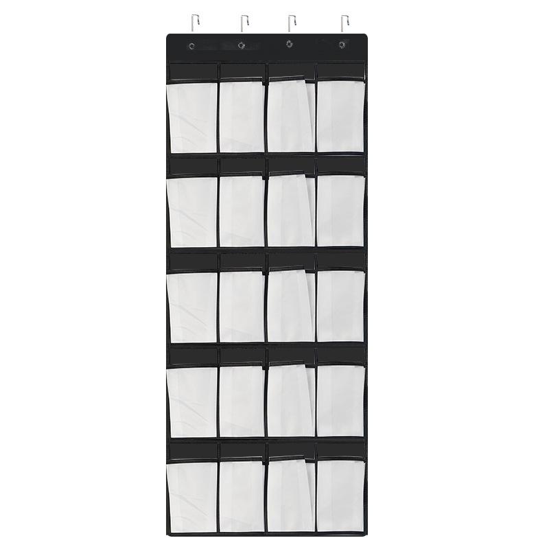Over The Door Shoe Storage Rack With 24/28 Deep Mesh Pockets, Shoe Storage Bag, Household Storage Organizer For Bedroom, Bathroom, Living Room, Home