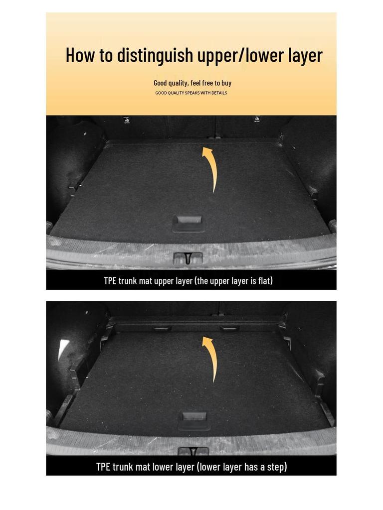 Universal Wear-Resistant, Waterproof, Odorless, Eco-Friendly Car Trunk Mat