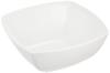 NARUMI Styles Salad Bowl, 18cm Diagonal, White, Simple Square Design, Microwave and Dishwasher Safe, 50481-3409