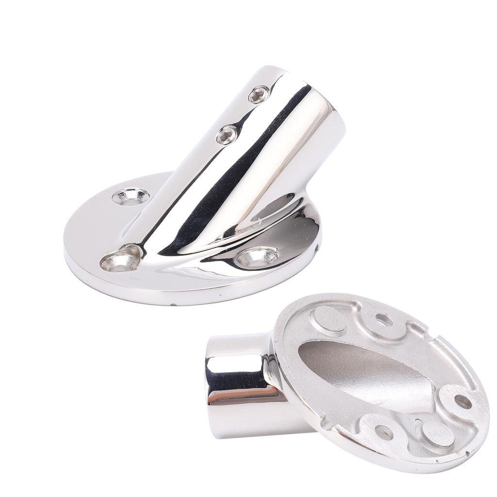 Marine Boat Hand Rail Fittings Stainless Steel 30 Degree Pipe Round Base Handrail Accesssory