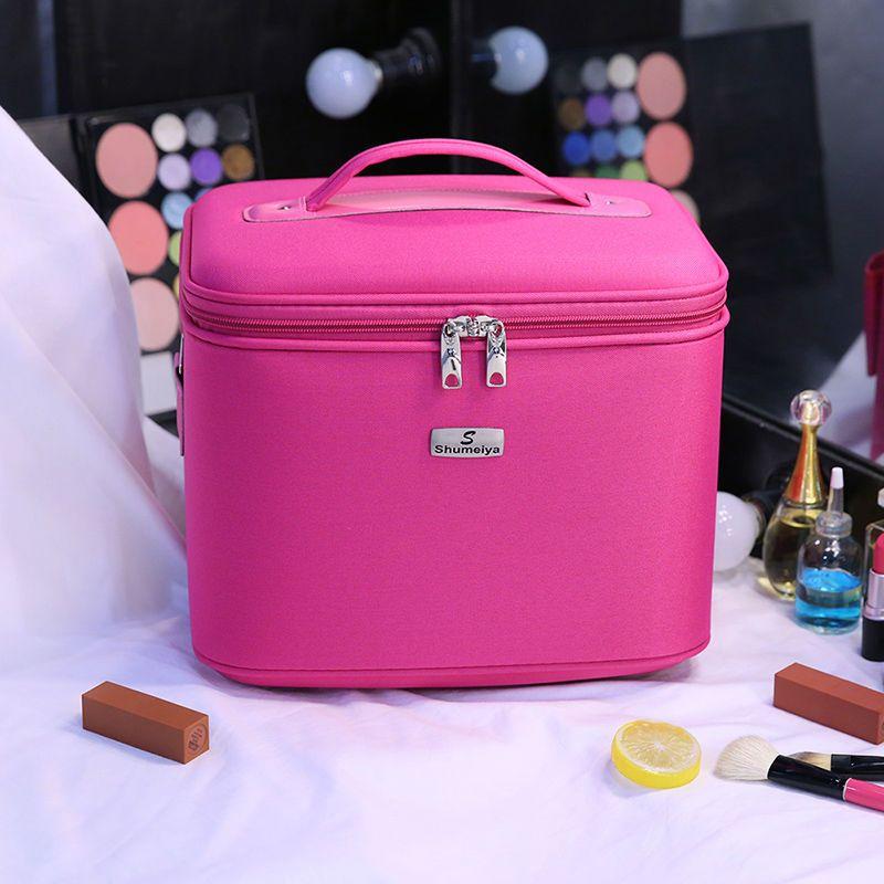 Professional Cosmetic Bag Female Large Capacity Portable Travel Handheld Cosmetic Storage Bag Waterproof Cosmetic Case