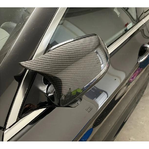 M Look Mirror Cover for BMW 5 6 7 Series F10 F11 F18 F07 F06 F12 F13 F01 F02 LCI RearView Carbon Fiber Pattern Mirror Case