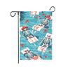 Garden Flag with Straight Line Design for Outdoor Home Decor