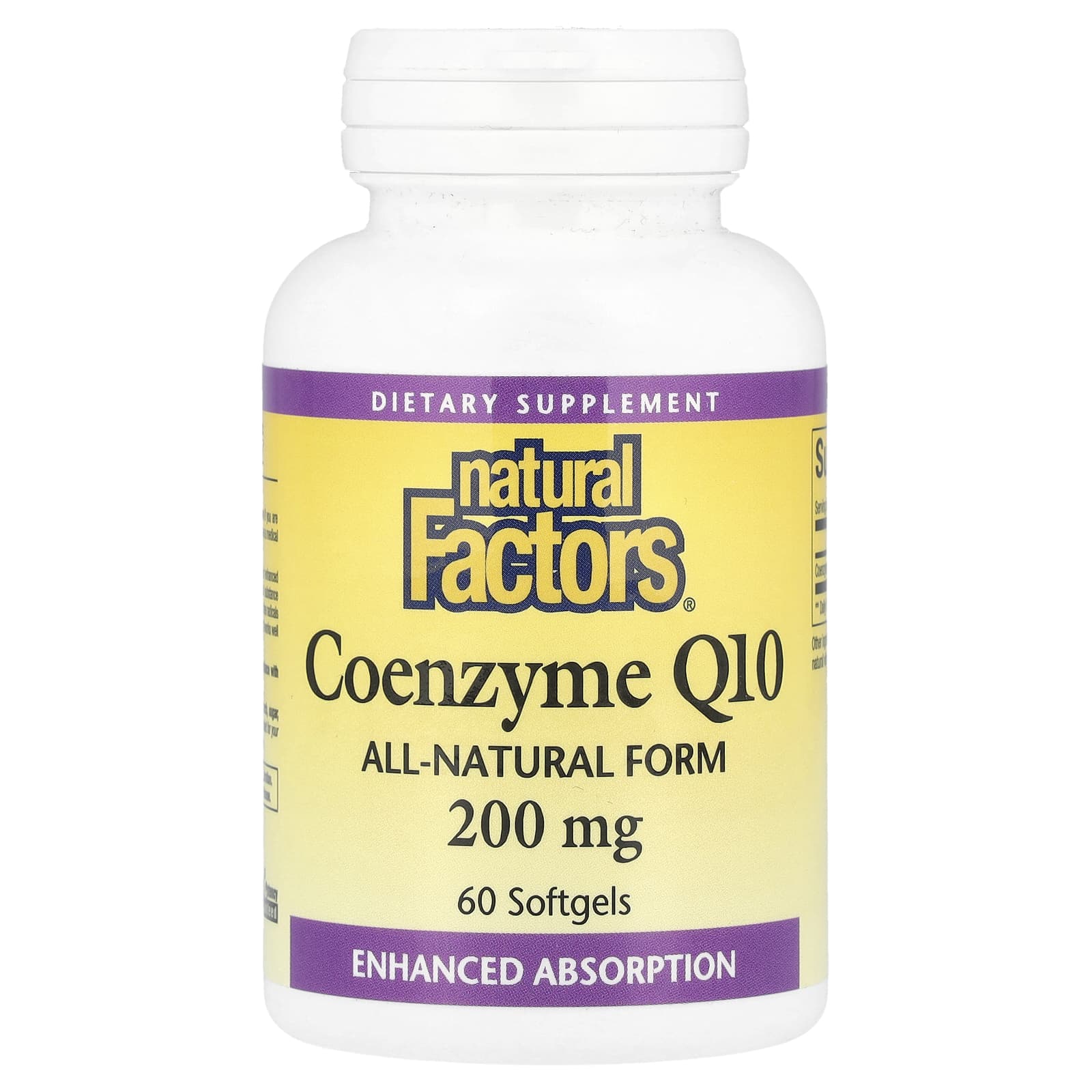 

Coenzyme Q10, 200Mg, 60 Softgels