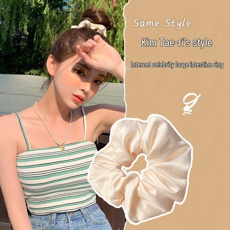 Korean JK College Style Hair Accessories Set: Cute Hair Ring, Headband, Rubber Band, and Large Intestine Hair Rope