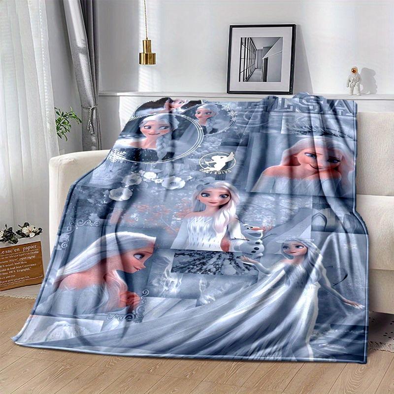 1pc, Elsa Frozen Queen Elsa Blanket Home Decor, Couch Throw, Outdoor Blanket, Gift for Friends, Flannel Blanket, Suitable for Bedroom