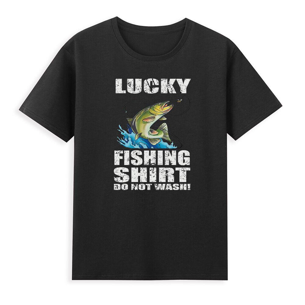 Lucky Fishing Shirt Do Not Wash Funny Fisherunisex Lover Gift Vintage Unisexs Tshirt S