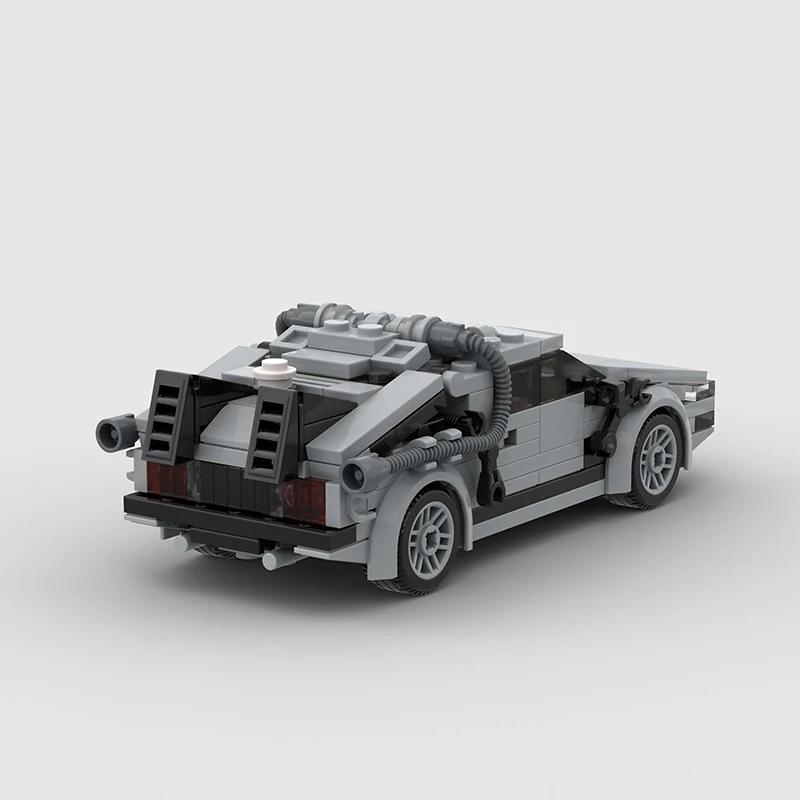 200Pcs Moc Sports Car Building Blocks City Racing Car Back To The Future Speed Champions Vehicle Diy Bricks Toy Christmas Gift