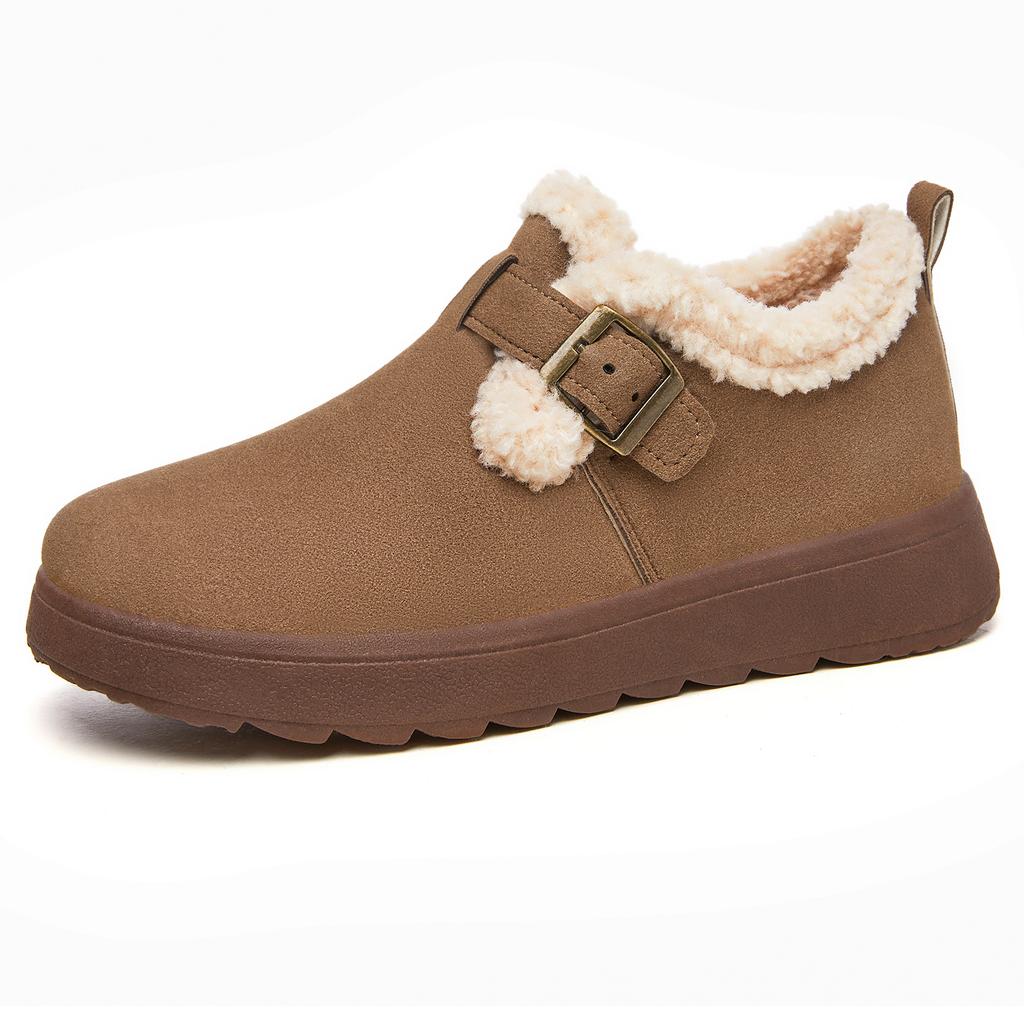 Cotton Shoes Women's Shoes New Thermal Snow Shoes Comfortable Short Boots Piled Thickened Boots Soft-soled Cotton Boots