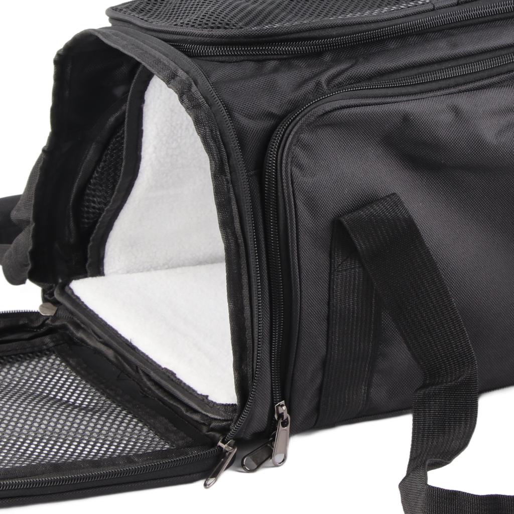 Reisetragetasche für Haustiere, faltbar, erweiterbar, atmungsaktives Netzgewebe, großer Platz, Katzentragetasche für Reisen im Freien