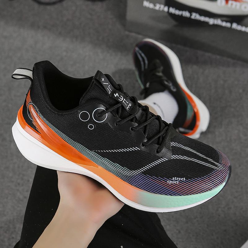 

Cheap red rabbit pro running shoes new summer breathable professional racing big children pro sports running shoes shock absorption 34 чёрный