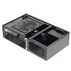 SilverStone Milo Series Mini-ITX HTPC Case SST-ML05B (Black) - Space-Saving and Expandable
