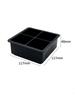 Square Tray Mold DIY Ice Maker Ice Cube Tray 4/6/8/15 Grid Big Ice Tray Mold Giant Jumbo Large Food Grade Silicone Ice Cube