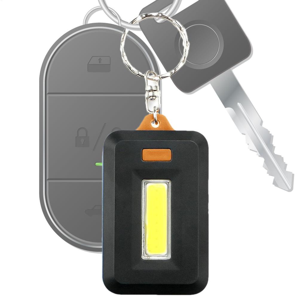 Mini COB Taschenlampen Leistungsstarke 3W Helle COB Taschenlampen Tragbares Taschen-LED-Licht Schlüsselanhängerlicht Drei Modi