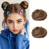 Synthetic Bun Chignon Clip Hair Extensions For Women Messy Updo Claw In Hairpiece Accessories