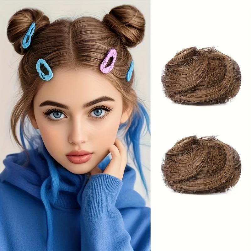 Synthetic Bun Chignon Clip Hair Extensions For Women Messy Updo Claw In Hairpiece Accessories