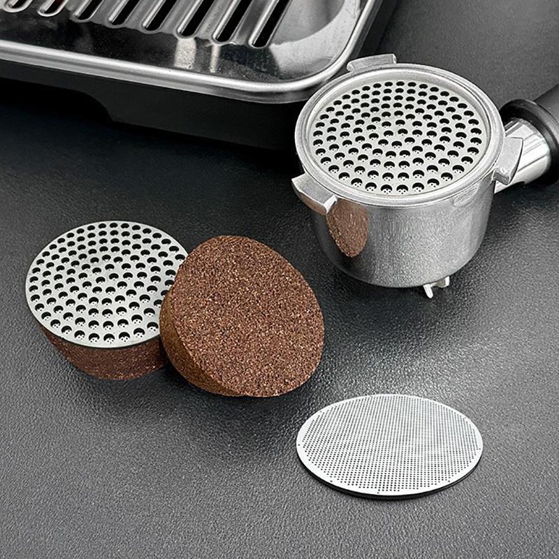 51/53/58mm Reusable Coffee Puck Screen Stainless Steel Espresso Filter For Portafilter Barista Accessories