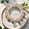 Daisy Popcorn Beaded Bracelet: Elegant Women's Hand Jewelry