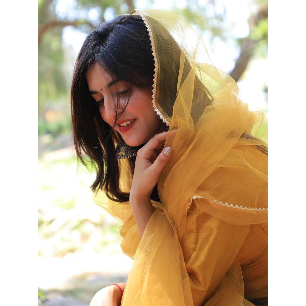 Women Cotton Embroidery Kurti Pant Dupatta Set Bollywood Designer Salwar Kameez