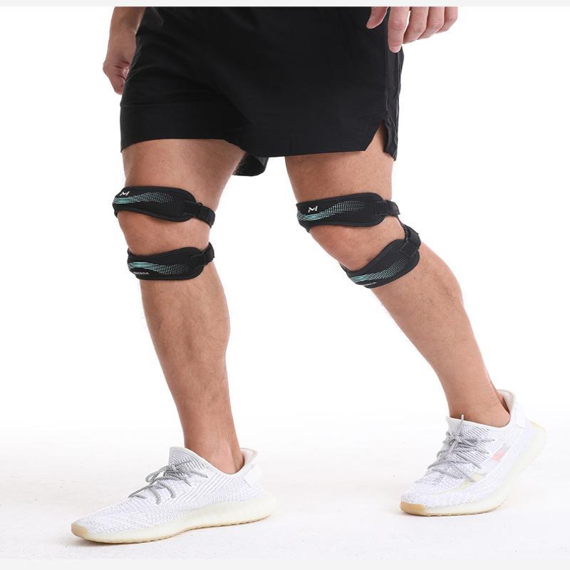 Soft Double Patellar Band Knee Stabilizer 1Pc Skin-friendly Adjustable Knee Support for Crossfit Training Knee Pain Relief