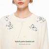 VEROMODA Butterfly Beaded Knit Cardigan