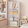 Assembled Bookshelves Multipurpose Cabinet for Clothes Dustproof Wardrobe Large-Capacity Organizer for Bedroom Living Room