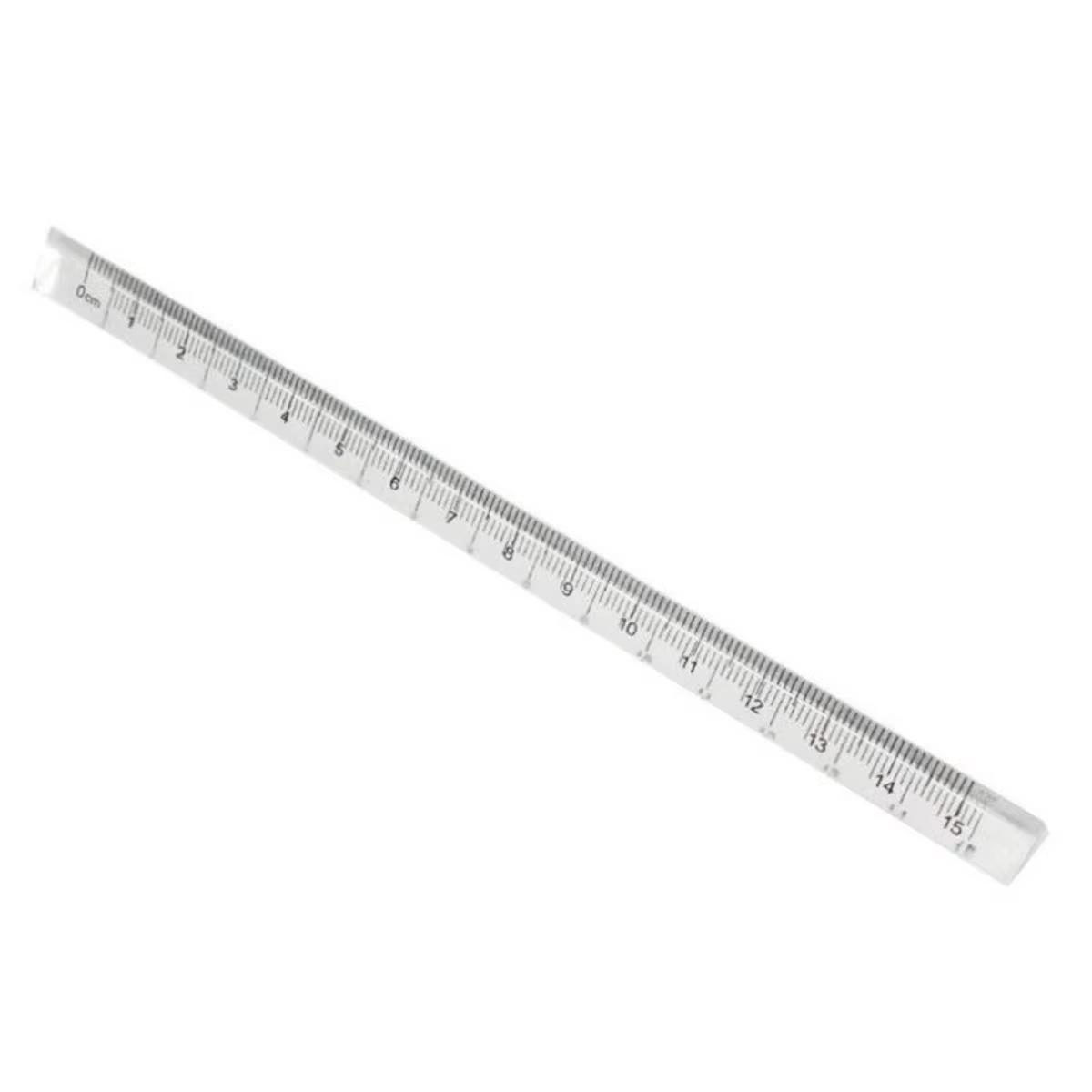 

1PCS Transparent Triangle Ruler School and Office Supplies Stationery
