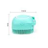 Cat Dog Pet Bath Brush Shampoo Massage Brush Puppy Cat Massage Comb Grooming Brush Soft Silicone Scrubber Shower Brushes Pet Accessories Cleaning