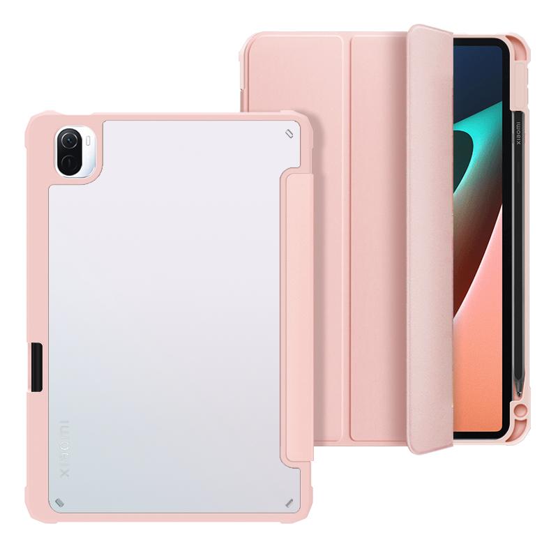 Stolní silikonové pouzdro pro Xiaomi Redmi SE 10.6 2022 s čirou průhlednou zadní stranou pro Xiaomi 6/6 Pro pouzdro s držákem na tužku nárazuvzdorný kryt