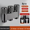 Multi-Port Angle Valve: Three-Way Faucet Diverter for Washing Machine