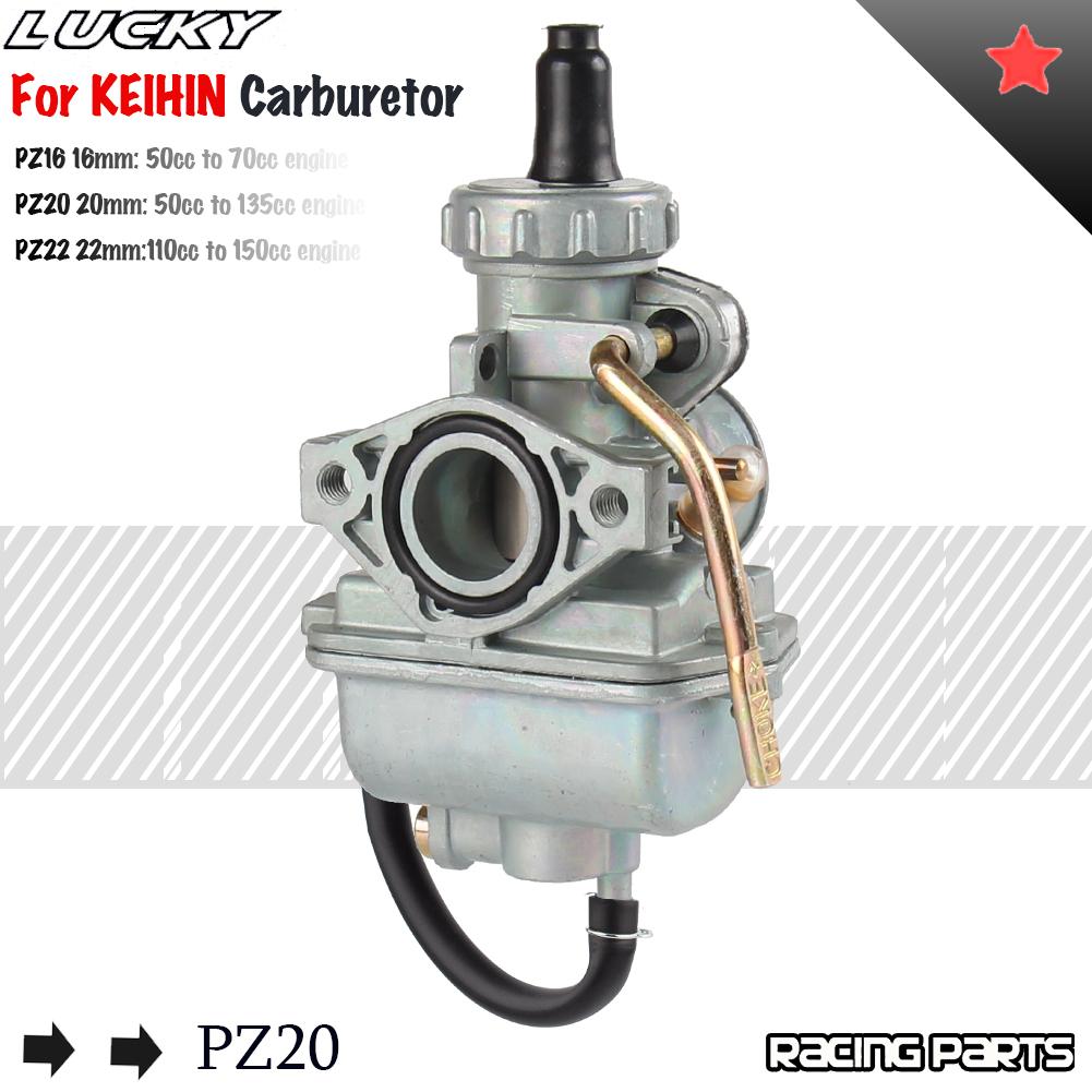 16mm 20mm 22mm PZ16 PZ20 PZ22 Carburetor Hand Choke Zinc Carb For Keihin 50cc 70cc 110cc 125cc 250cc ATV Quad Dirt Bike Go Kart PZ20