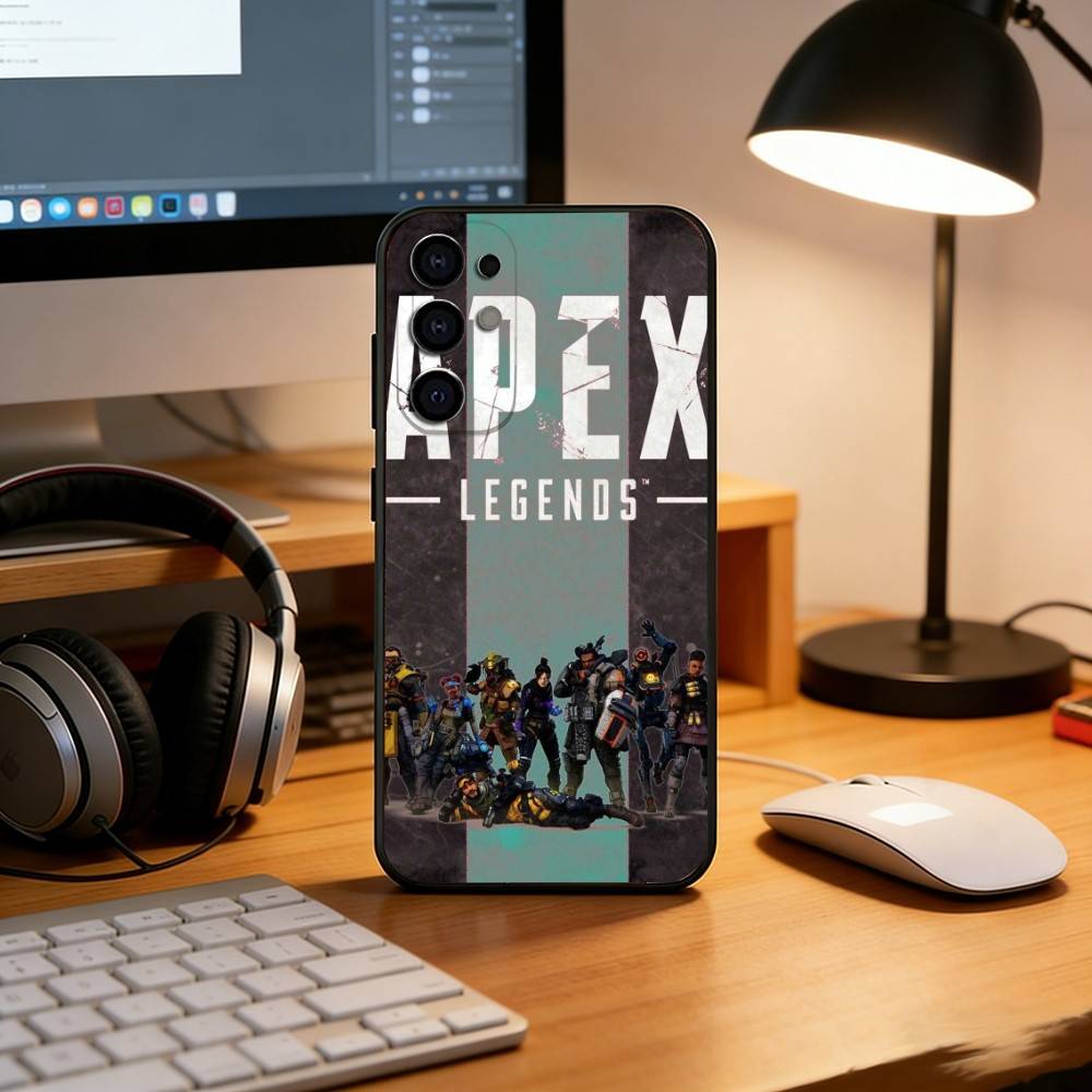Apex Legends Phone Case For Samsung S25,S24,S21,S22,S23,S30,Ultra,S20,Plus,Fe,Soft Silicone Black Cover