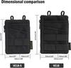 VIPERADE Small EDC Mini Pocket Organizer EDC Pocket Organizer 3 Slots 2 Zipper Velcro Pouch Pouch VE18-S Pouch, Men's Pouch, Pouch, Pockets,