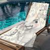 Kawaii Japanese Cat Microfiber Beach Towel Quick Dry Soft Absorbent Bath Towel for Kids Adults Summer Pool Swimming