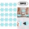 20pcs Bathtub Stickers Non-,- Shower Safety Treads Adhesive Appliques With Scraper Bright Colourful Flower Decals For Bath Tub, Stairs, Shower