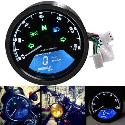 8-18V Univerzálny LCD Digitálny Tachometer Rýchlomer Počítadlo Kilometrov Potreby pre Motocykle