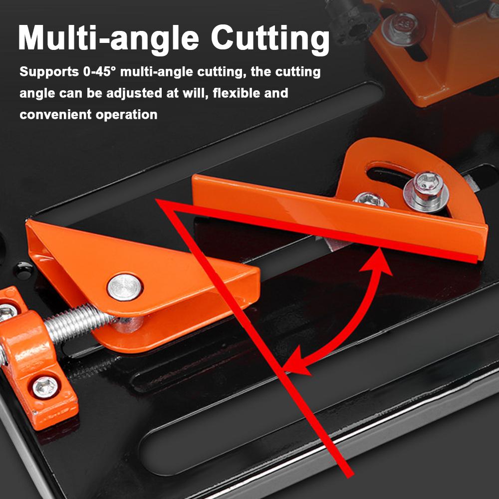 Aluminum Alloy Angle Grinder Modified Cutting Machine Bracket Angle Grinding Device Stand Base Wood