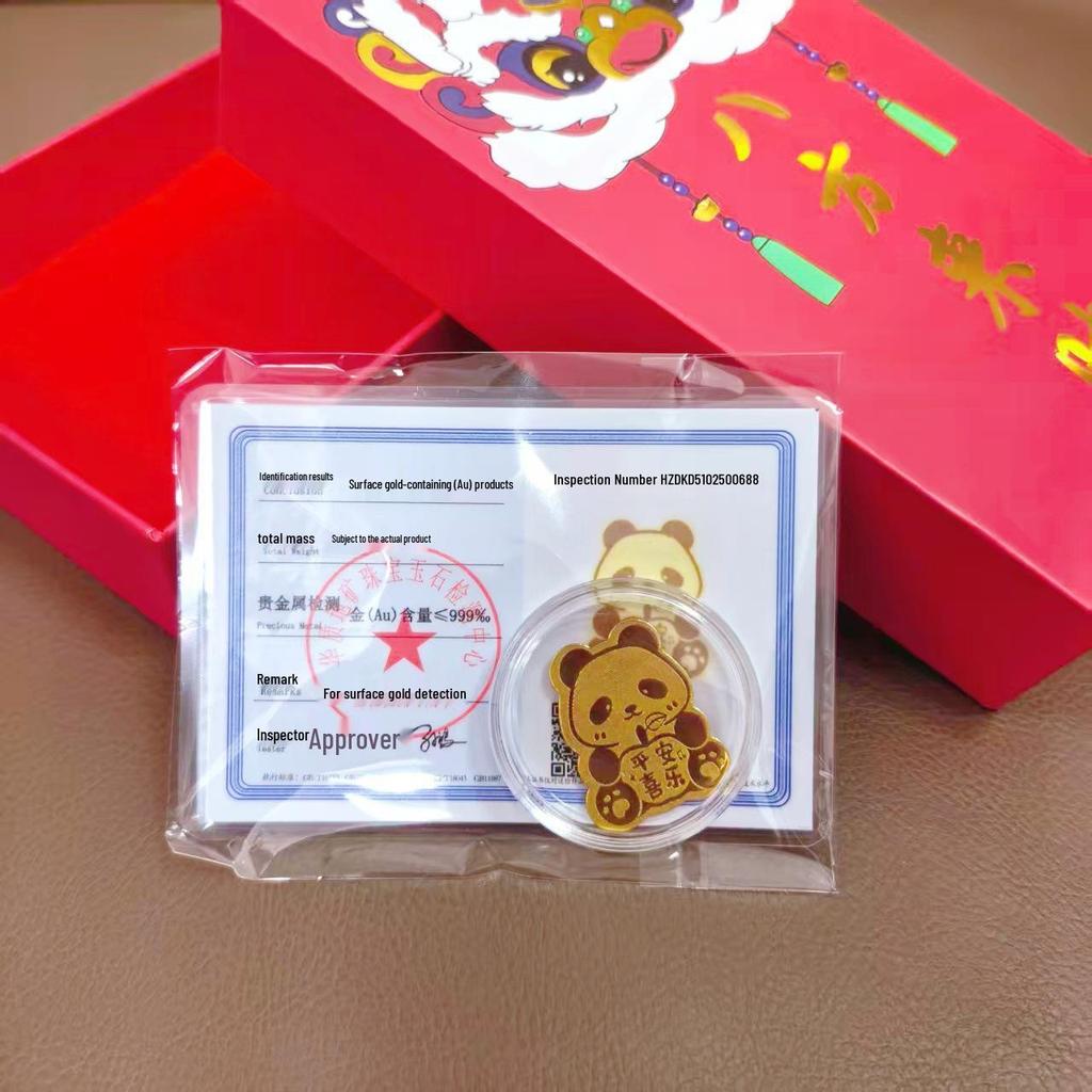 Pure Gold 999 Year of the Horse Phone Sticker - Attract Wealth and Prosperity