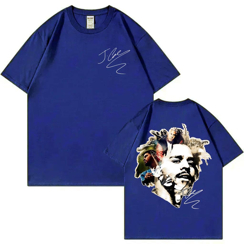 Rapper J Cole Graphic T Shirts Men Women Clothing Fashion Hip Hop Tshirt Summer Casual Cotton Short Sleeve Tshirts Streetwear