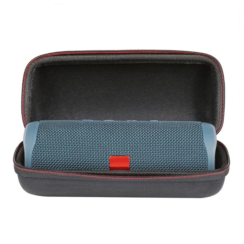 EVA Protective Storage Bag for Flip 7 Wireless Speaker Shock Absorption Design & Detachable Straps