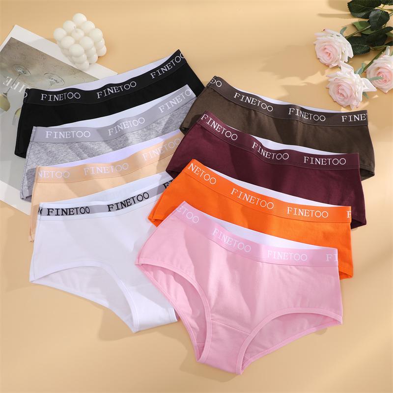 3Pcs Cotton Seamless Underwear Sexy Letter Belt Panties Low Waist Stretchy Briefs Female Breathable Sports Soft Lingerie