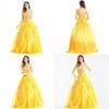 Enchanting Princess Belle Cosplay Fancy Dress For Halloween And Parties