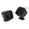 2Pcs Mini Tweeter Speakers Car Audio Sound Loudspeaker 500W 12V Black Universal Fit for Most Cars
