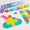 Wooden Colored Puzzle Toy For Early Childhood Education Intellectual Games Parent-Child Interaction Two Styles Available