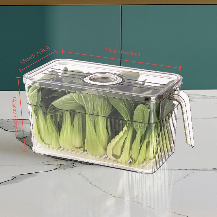 

Контейнер для хранения в холодильнике и свежести, бытовая лента для слива воды, упаковочная лента для консервации продуктов, ящик для хранения с ручками M