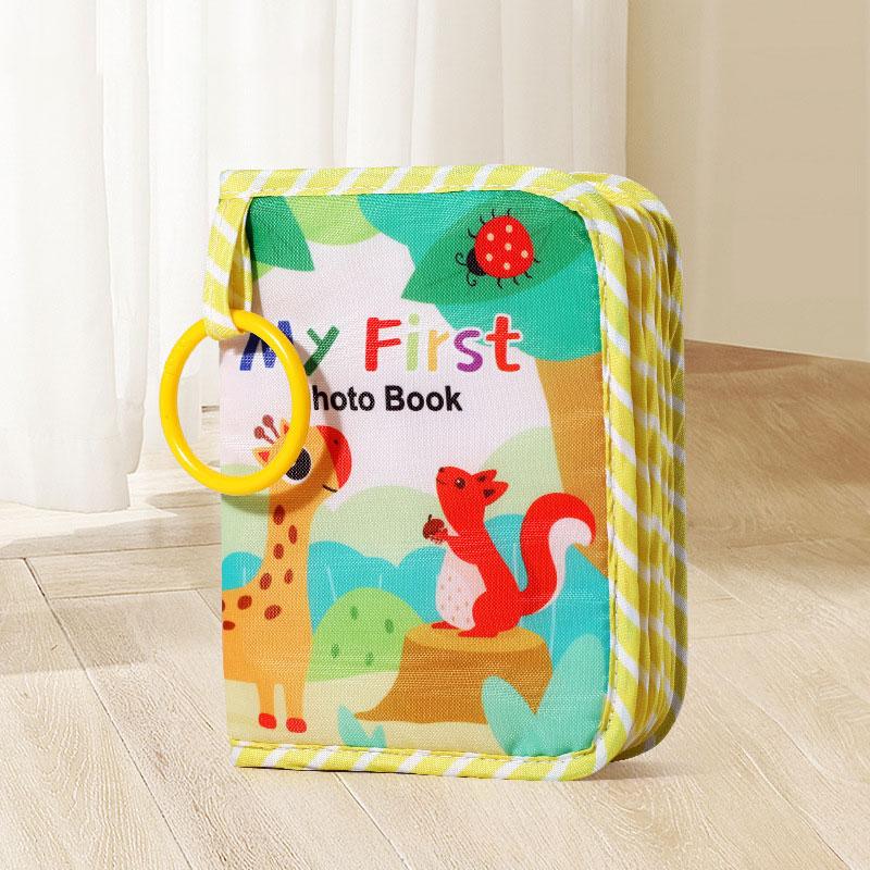 Fabric Memory Album Soft Cloth Cartoon Baby Photo Family Memory Album Book DIY Cloth Photo Album Newborn Gift
