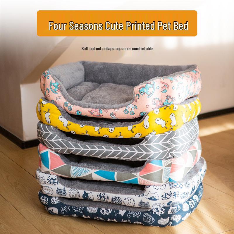 All-Season Universal Pet Bed and Mat for Cats & Dogs