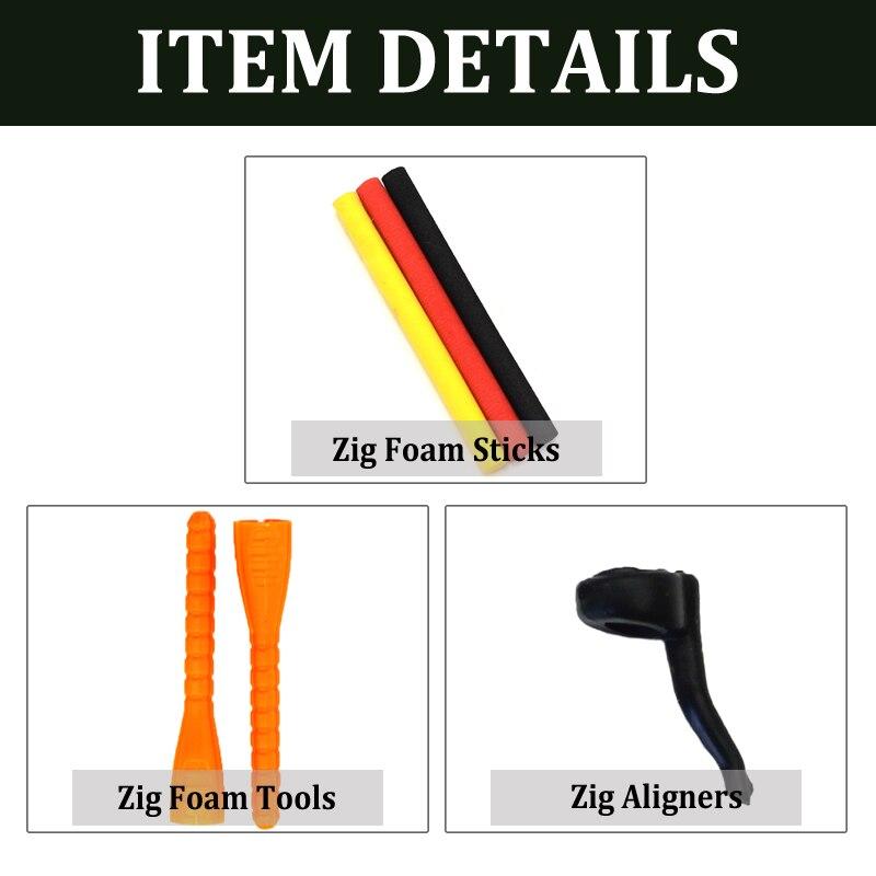 12PCS Karpfen Angeln Haken Köder Zig Aligna Kit für Zig Rig Karpfen Rig Ronnie Haar Rigs Karpfen Grob Feeder angelgerät